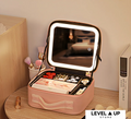 COSMETIQUERA PREMIUM CON ESPEJO LED